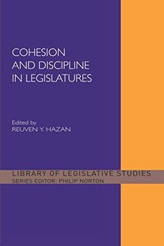 portada Cohesion and Discipline in Legislatures (en Inglés)