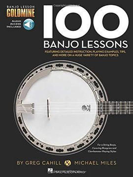portada 100 Banjo Lessons (Guitar Lesson Goldmine) (en Inglés)
