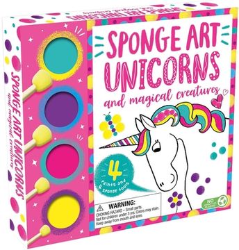 portada Sponge Art Unicorns and Magical Creatures: With 4 Sponge Tools and 4 Jars of Paint (en Inglés)