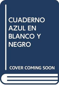 portada Cuaderno Azul en Blanco y Negro