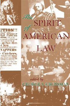 portada the spirit of american law (en Inglés)