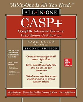 portada Casp+ Comptia Advanced Security Practitioner Certification All-In-One Exam Guide, Second Edition (Exam Cas-003) (in English)
