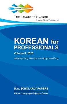 portada Korean for Professionals: Volume 5, 2020 (en Corea)