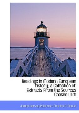 portada readings in modern european history; a collection of extracts from the sources chosen with