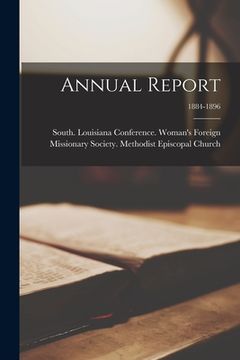 portada Annual Report; 1884-1896 (in English)