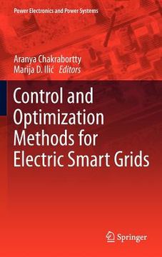 portada control and optimization methods for electric smart grids
