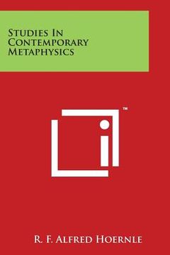 portada Studies In Contemporary Metaphysics (en Inglés)