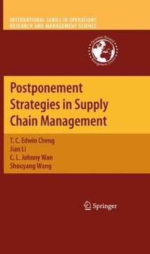 portada Postponement Strategies in Supply Chain Management (International Series in Operations Research & Management Science) (en Inglés)