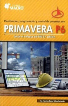 portada Planificación, Programación y Control de Proyectos Primavera p6