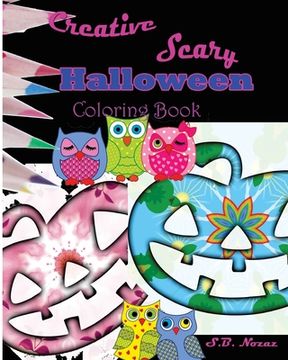 portada Creative Scary Halloween Coloring Book (in English)