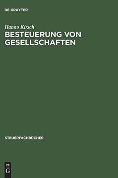 portada Besteuerung von Gesellschaften (in German)