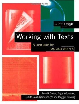 portada Working With Texts: A Core Introduction to Language Analysis (en Inglés)