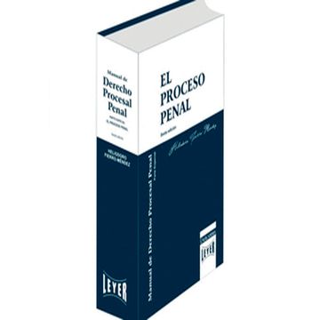 portada MANUAL DE DERECHO PROCESAL PENAL- PARTE ESPECIAL