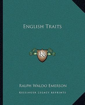 portada english traits (en Inglés)