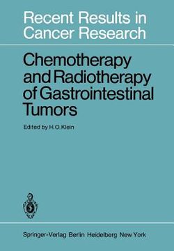 portada chemotherapy and radiotherapy of gastrointestinal tumors