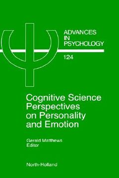 portada cognitive science perspectives on personality and emotion (in English)