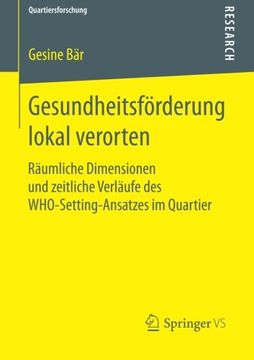 portada Gesundheitsförderung Lokal Verorten (Quartiersforschung) (en Alemán)