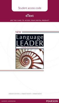 portada New Language Leader Upper Intermediate Teacher's Etext Access Card (en Inglés)