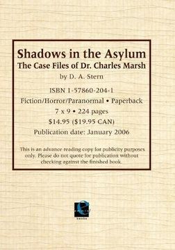 portada Shadows in the Asylum: The Case Files of dr. Charles Marsh (en Inglés)