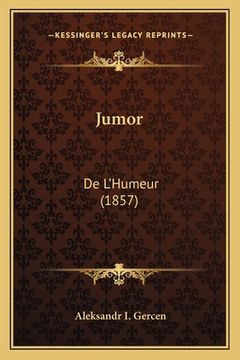 portada Jumor: De L'Humeur (1857) (en Ruso)