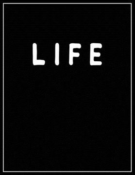 portada Life: Black and white Decorative Book - Perfect for Coffee Tables, End Tables, Bookshelves, Interior Design & Home Staging A (in English)
