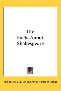 portada the facts about shakespeare (en Inglés)
