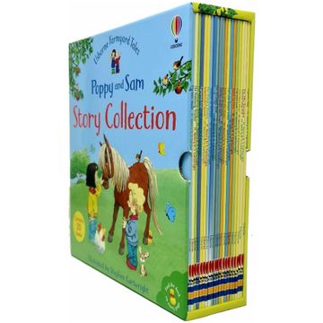 portada Usborne Farmyard Tales Poppy and sam Series 20 Books Collection box set by Heather Amery (The Hungry Donkey, Camping Out, Tractor in Trouble & More)