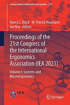 portada Proceedings of the 21St Congress of the International Ergonomics Association (Iea 2021): Volume i: Systems and Macroergonomics: 219 (Lecture Notes in Networks and Systems) (in English)