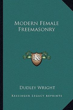 portada modern female freemasonry (en Inglés)