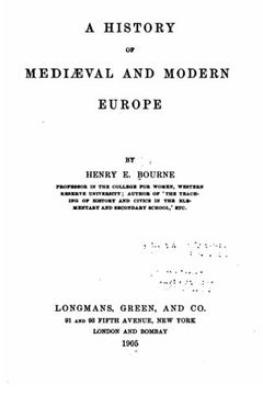 portada A History of Mediaeval and Modern Europe 