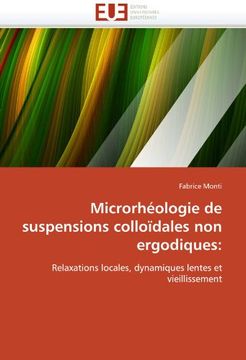portada Microrheologie de Suspensions Colloidales Non Ergodiques