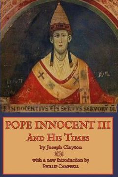 portada Pope Innocent III and His Times (en Inglés)