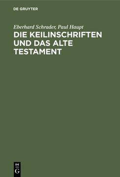 portada Die Keilinschriften und das Alte Testament (en Alemán)
