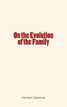 portada On the Evolution of the Family (in English)