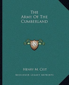 portada the army of the cumberland (en Inglés)