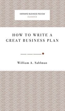 portada How to Write a Great Business Plan (en Inglés)