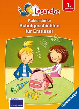 portada Rabenstarke Schulgeschichten für Erstleser - Leserabe ab 1. Klasse - Erstlesebuch für Kinder ab 6 Jahren (en Alemán)
