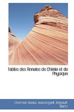 portada tables des annales de chimie et de physique (en Inglés)