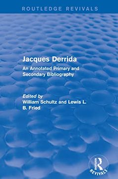 portada Jacques Derrida (Routledge Revivals): An Annotated Primary and Secondary Bibliography (en Inglés)