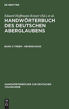 portada Freen - Hexenschuss (Handwã Â¶Rterbã Â¼Cher zur Deutschen Volkskunde) (German Edition) [Hardcover ] (in German)