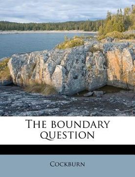 portada the boundary question (en Inglés)