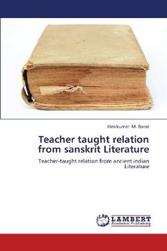 portada Teacher Taught Relation from Sanskrit Literature