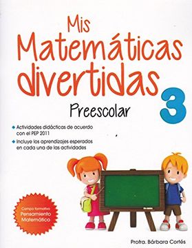 portada Mis matematicas divertidas. Preescolar 3 (Spanish Edition)
