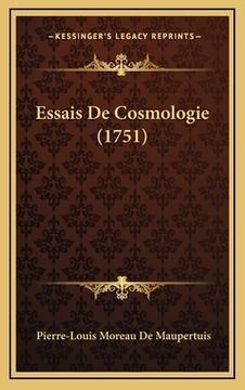portada Essais De Cosmologie (1751) (in French)