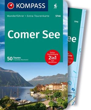 portada Kompass Wanderführer Comer See, 50 Touren (en Alemán)