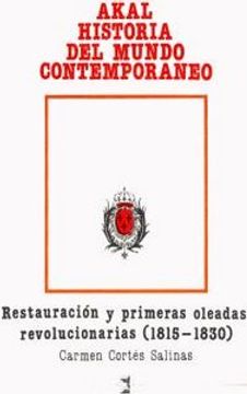 portada Restauración y primeras oleadas revolucionarias (1815-1830)