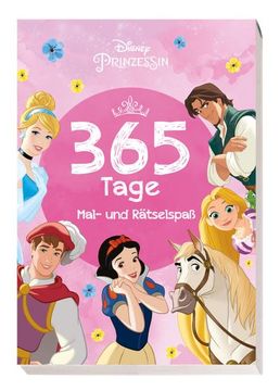 portada Disney Prinzessin: 365 Tage Mal- und Rätselspaß (en Alemán)