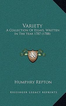 portada variety: a collection of essays, written in the year 1787 (1788)