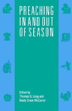 portada preaching in and out of season (in English)