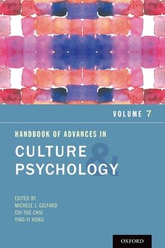 portada Handbook of Advances in Culture and Psychology, Volume 7 (in English)